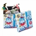 Taburet pliabil cu spatiu de depozitare Seaman Owl, Heinner Home, 37.5 x 38 x 38 cm, PVC, multicolor