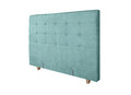 Pat matrimonial, Stockholm, Dots E, 140x200 cm, saltea tip Pocket, topper memory, Mint