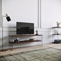 Comoda TV Neostill TV1003, 120 x 35 x 45 cm, walnut