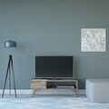 Comoda TV Maya, Maison in Design, 90 x 30 x 33 cm, PAL, natural